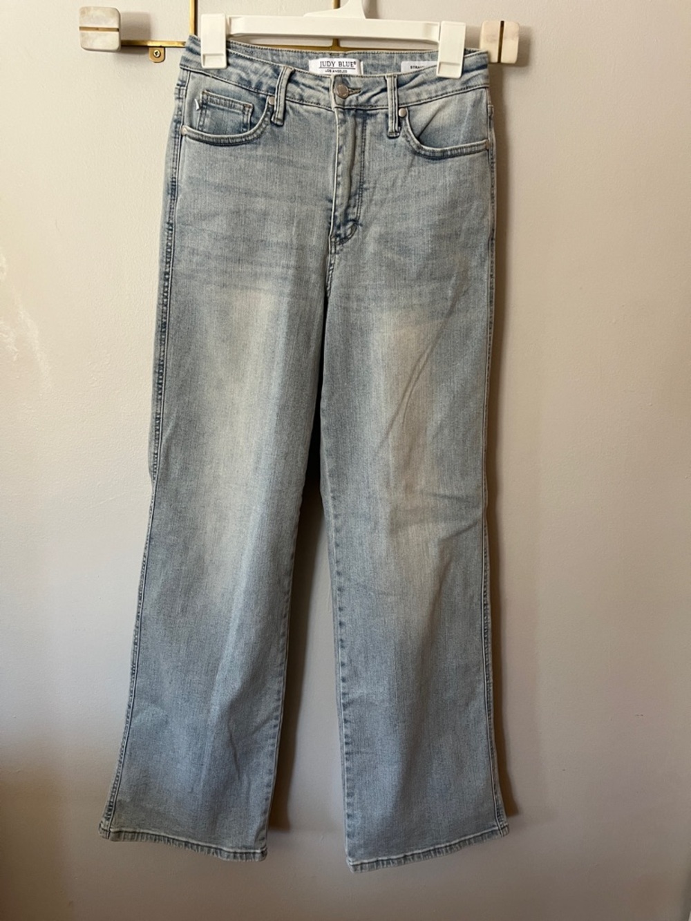 Judy Blue Women's Light Wash Wide Legs Jeans size 5/27